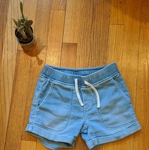Girls' Drawstring Denim Shorts